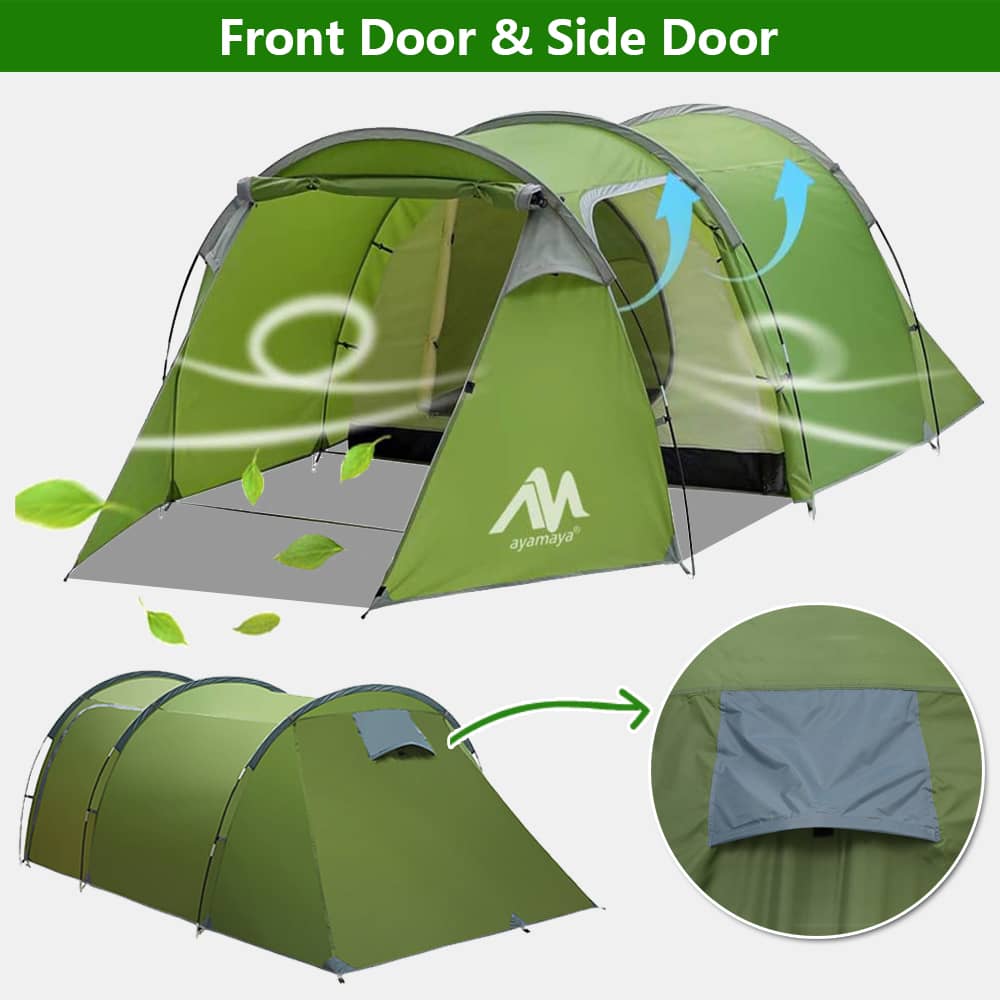 Pit Stop 4 Person Tunnel Camping Tent