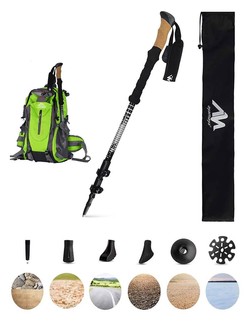 "Peak Pursuit" Carbon Fiber Trekking Poles