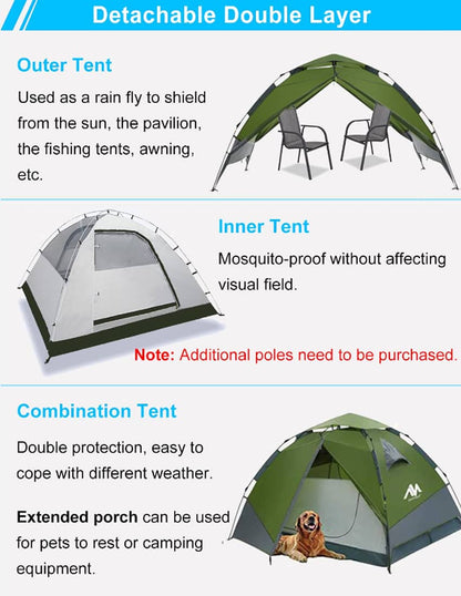 Gorgonio 3-4P Automatic Double Layer Tent