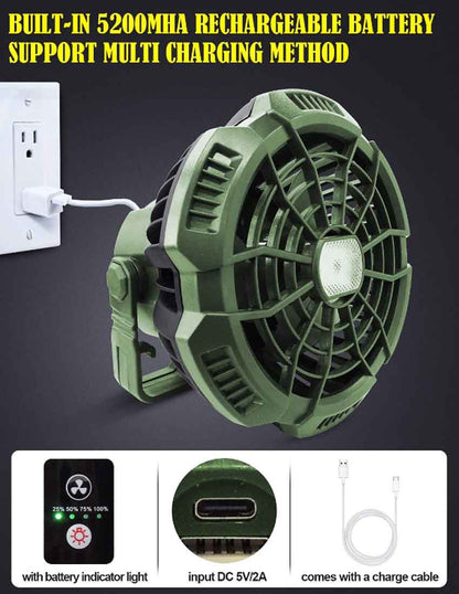 Rechargeable Camping Fan