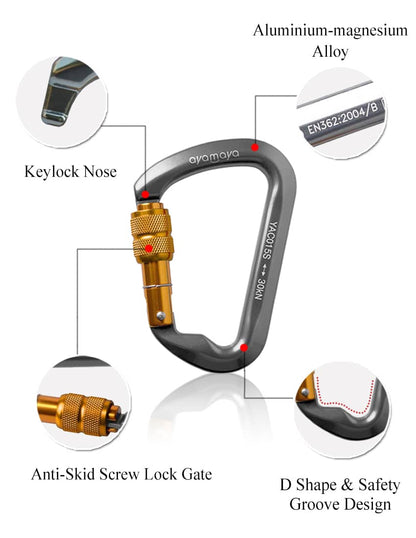 30kn Climbing Carabiner