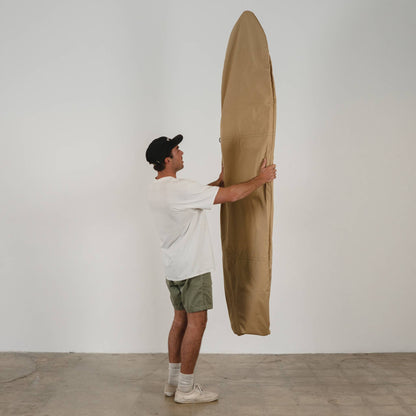Harbor Tan Canvas Surfboard Bag
