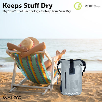 Malo'o DryPack Waterproof Backpack - 40 Liters