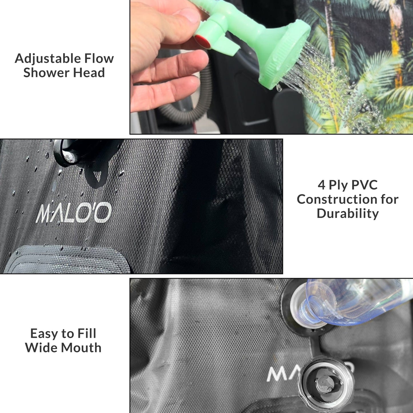 Malo'o Portable Shower Bag
